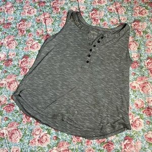 I am selling a gray crop top with short sleeves